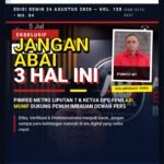 JANGAN ABAI 3 HAL INI” PIMRED METRO LIPUTAN 7 & KETUA DPD FPMI ABI MUNIF DUKUNG PENUH IMBAUAN DEWAN PERS